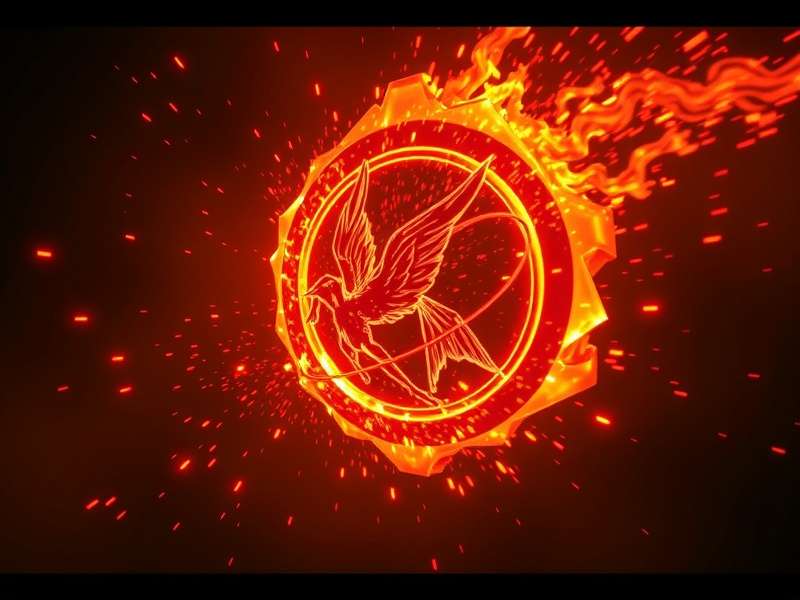 The Hunger Games: Mockingjay Part 1 theatrical poster featuring Katniss Everdeen holding a bow