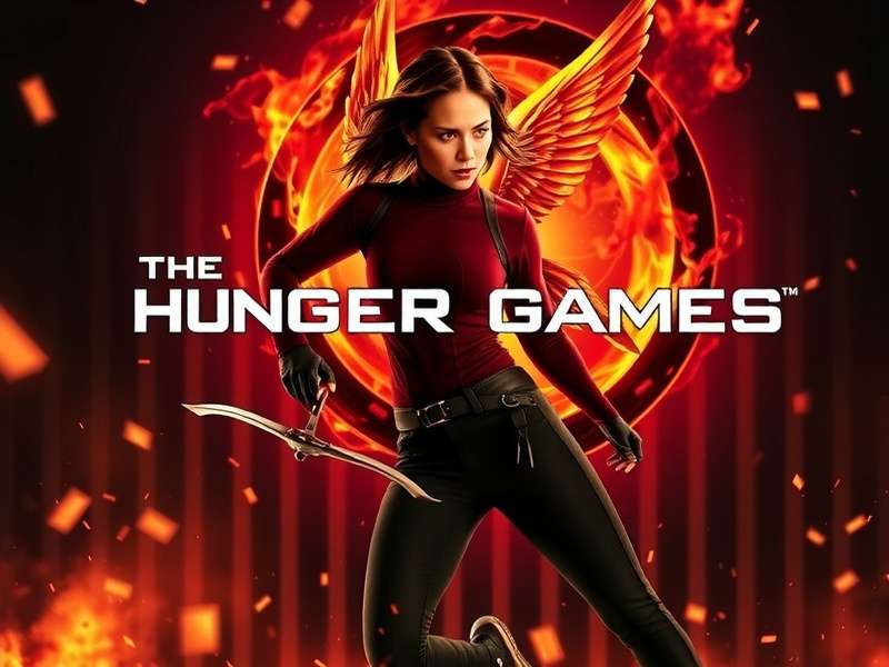 Collage of Hunger Games movie posters in release order