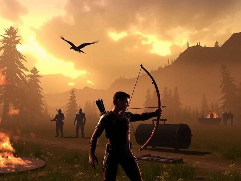 The Hunger Games cast including Jennifer Lawrence and Josh Hutcherson