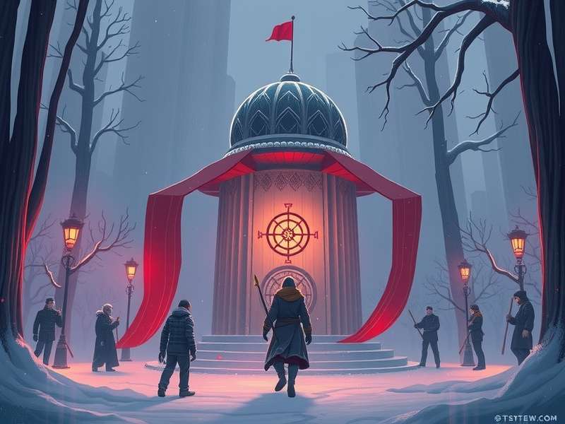 The Mockingjay symbol pin on a map of Panem