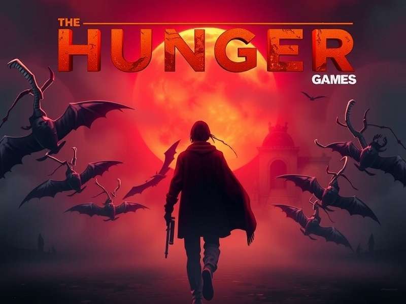 Timeline of The Hunger Games movie saga showing Katniss, Snow, and arenas