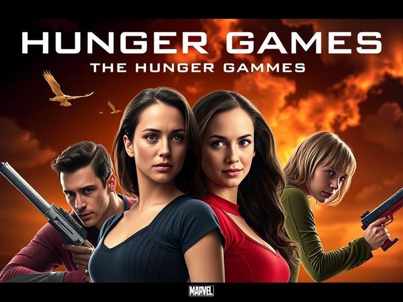 The main cast of The Hunger Games standing together at a premiere