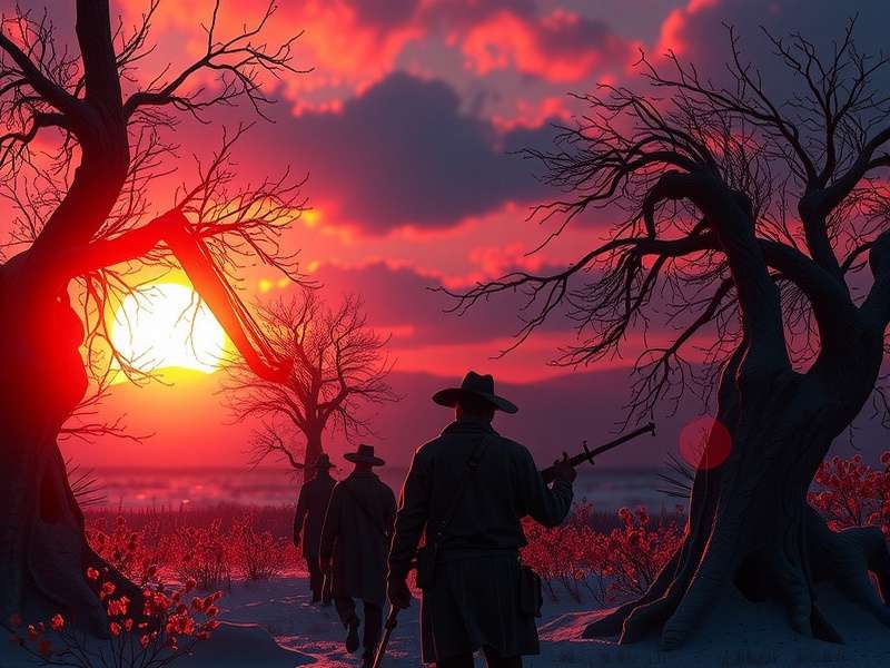 Crowd gathered in District 12 square awaiting the Reaping ceremony