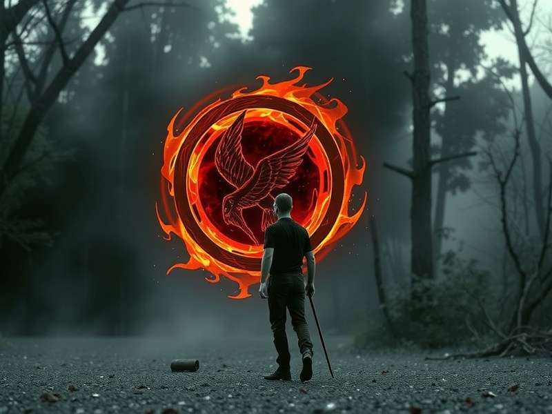 Detailed map of the nation of Panem showing all 12 districts and the Capitol