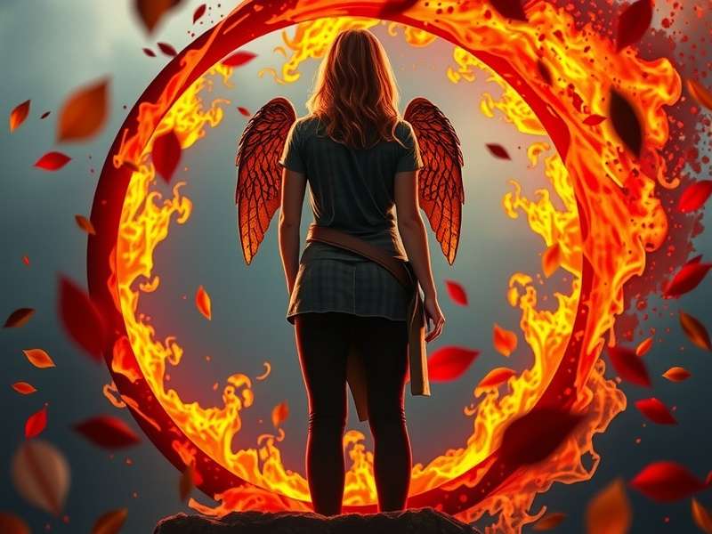 Suzanne Collins writing desk with Hunger Games manuscript