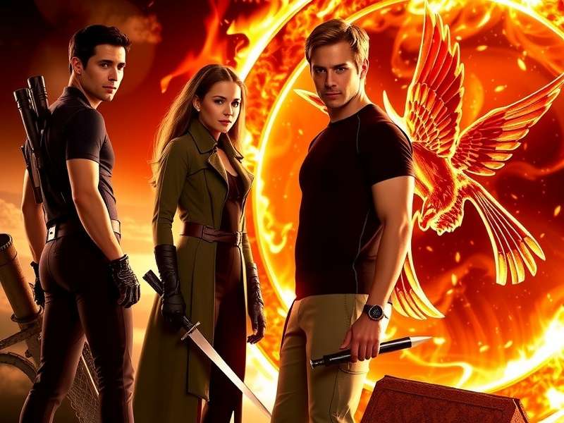 The victors from Catching Fire standing together on the beach in the Arena