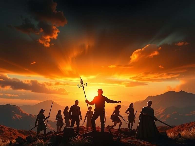 The main cast of The Hunger Games: Sunrise on the Reaping posing together