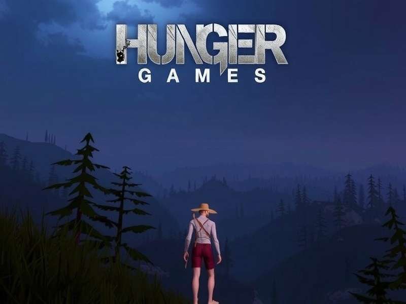 Collage of key moments from The Hunger Games movie trailers