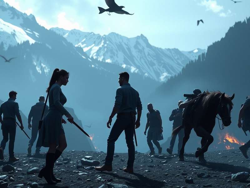 The four Hunger Games films poster collage featuring Katniss Everdeen in different stages of her journey