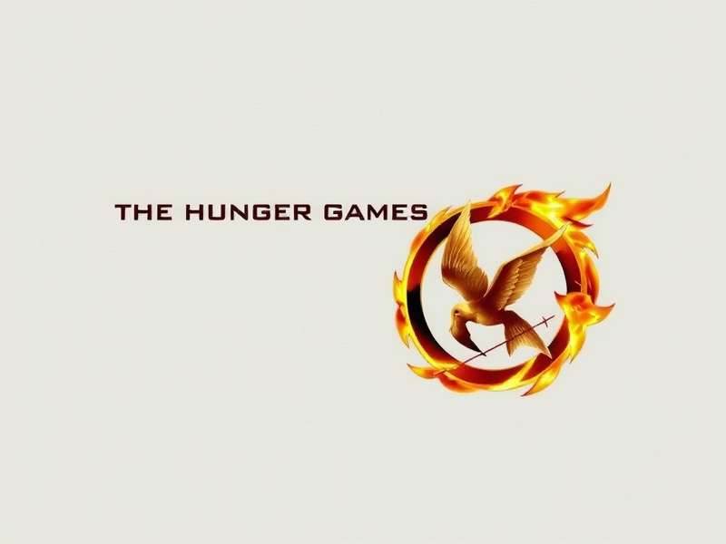 Katniss Everdeen aiming her bow in The Hunger Games arena