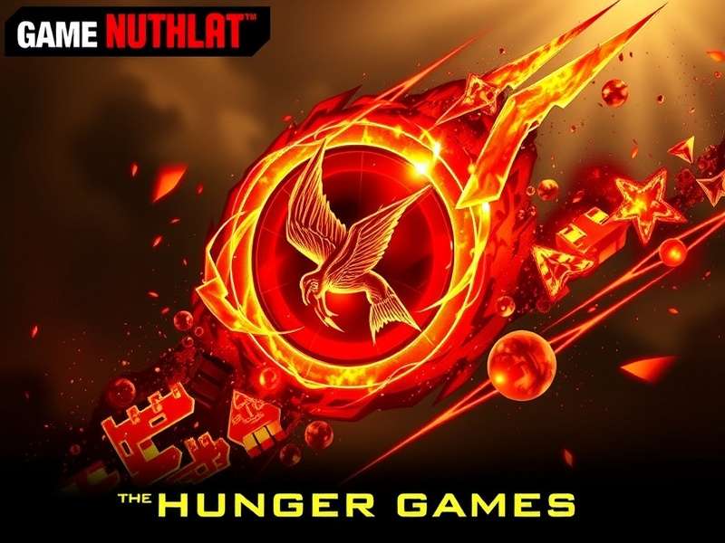 Detailed tactical map of a Hunger Games arena showing resource locations and danger zones