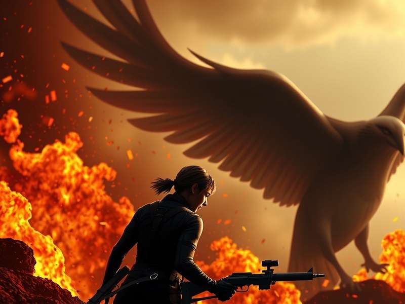 Movie film reel and popcorn representing streaming The Hunger Games