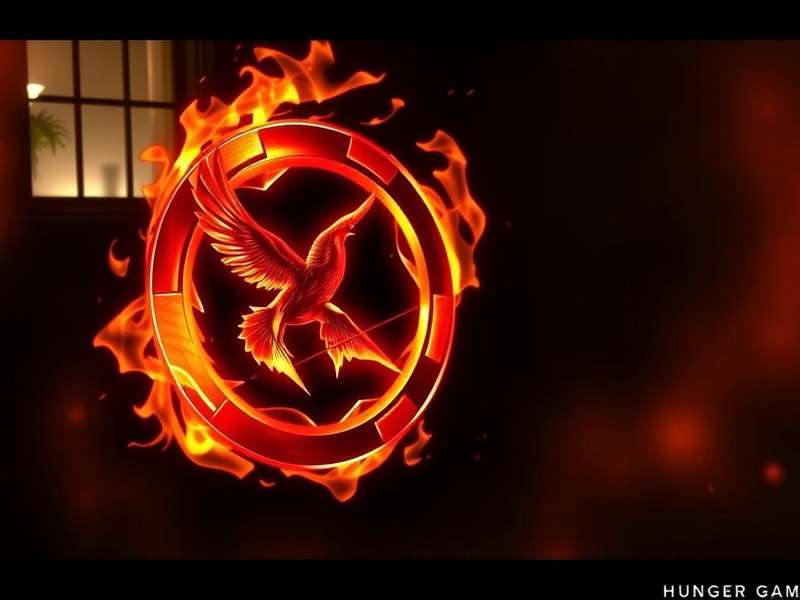 District 12 set from The Hunger Games movie showing impoverished wooden houses