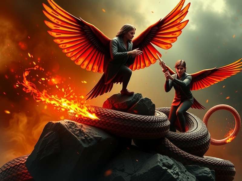 The Ballad of Songbirds and Snakes cast poster featuring key actors