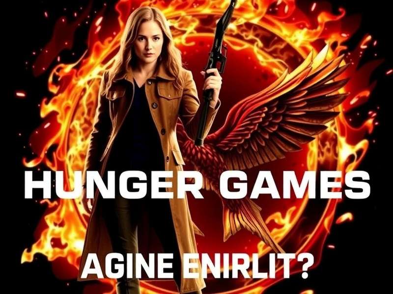 Collage of all four Hunger Games movie posters