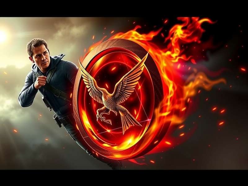 The Hunger Games movie poster collage featuring Katniss Everdeen