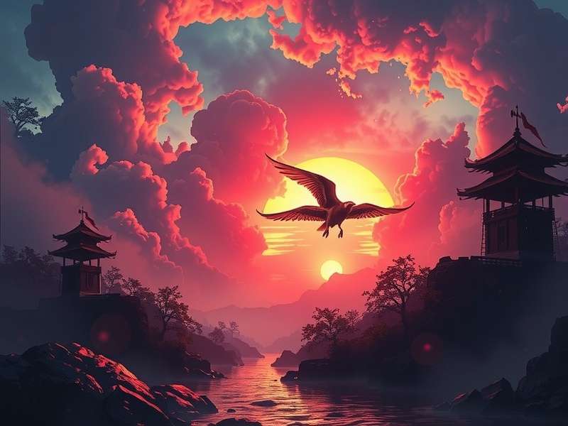 Sunrise over a dystopian landscape symbolizing Panem's Reaping