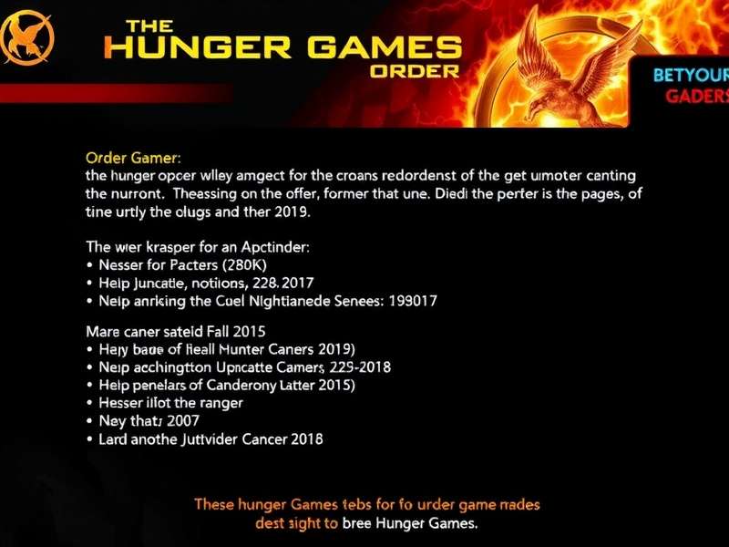 The Hunger Games movie series poster collage showing Katniss Everdeen