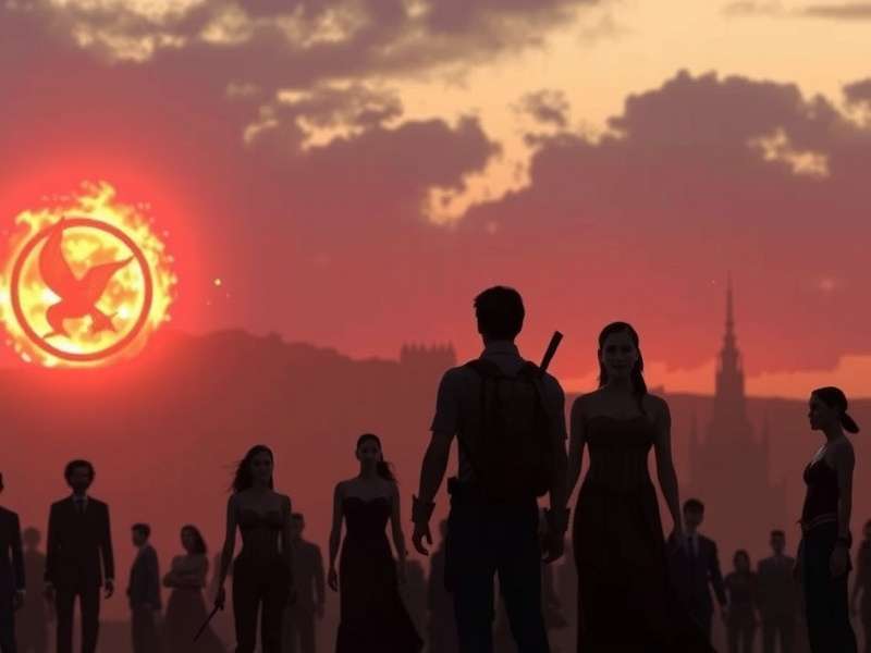 The main cast of The Hunger Games: Sunrise On The Reaping in character as District Tributes
