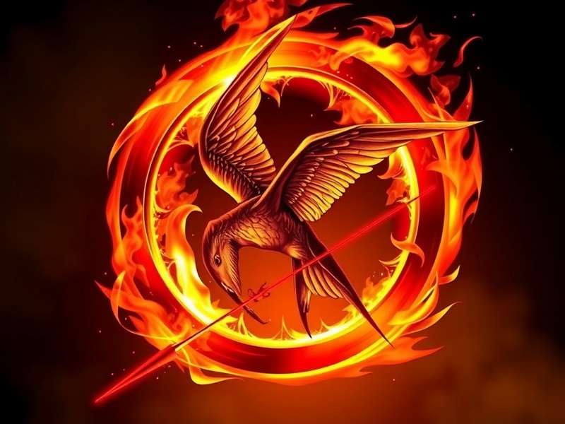 The Hunger Games – the dystopian world of Panem and the iconic mockingjay symbol