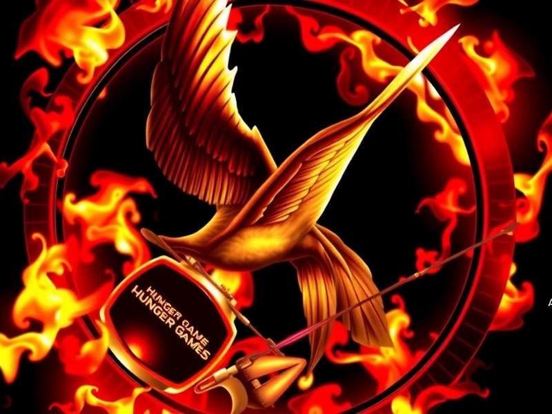 The Hunger Games first edition book cover released on September 14, 2008 by Scholastic Press