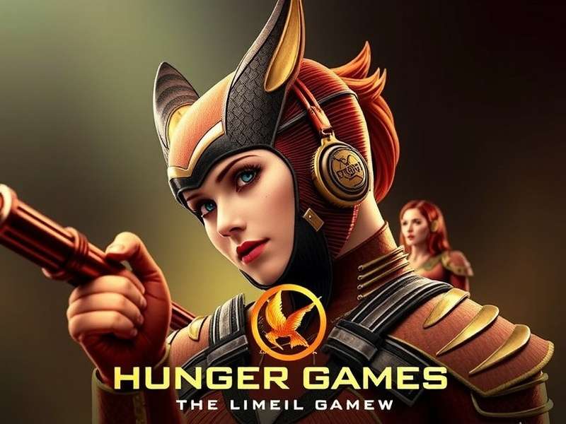 The Hunger Games movie poster artwork featuring Katniss Everdeen and the iconic mockingjay symbol
