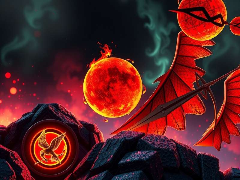 The Hunger Games — Panem's deadly arena and the symbol of the Mockingjay