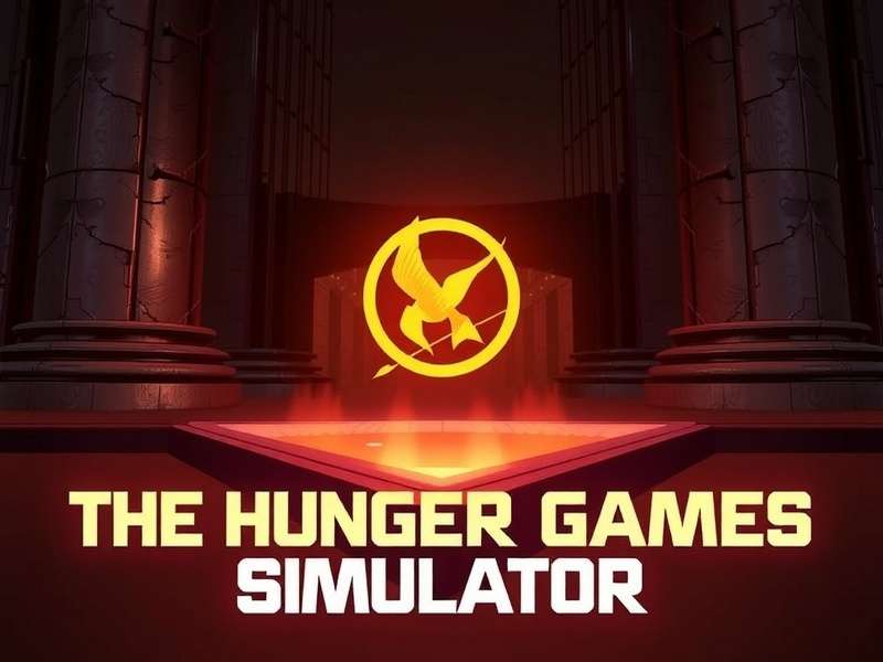 The Hunger Games Simulator arena battlefield with tribute silhouettes