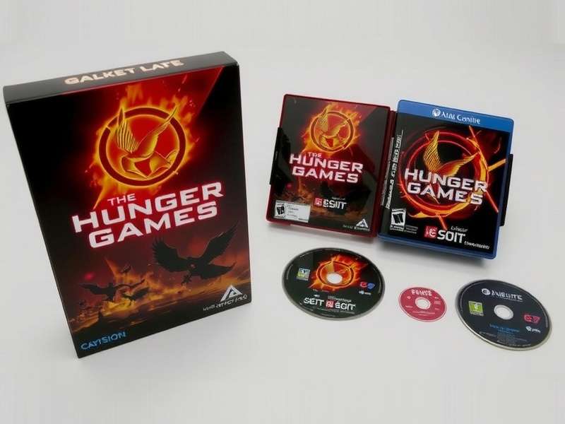 The Hunger Games Special Edition arena concept art showing the Cornucopia and surrounding biomes