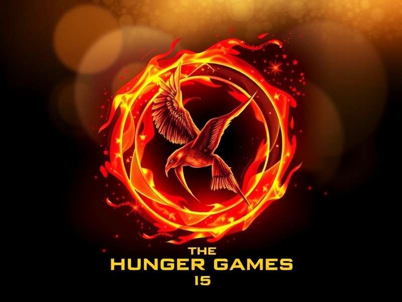 The Hunger Games — Panem emblem and arena silhouette