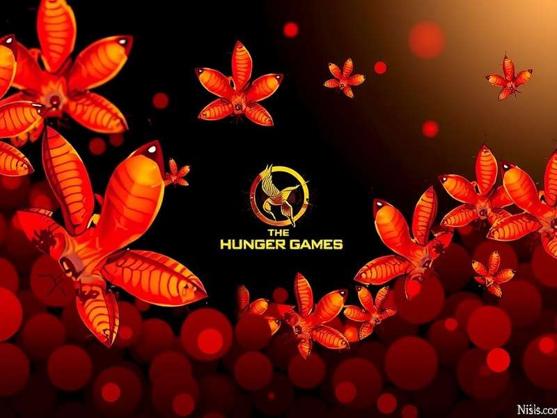 The Hunger Games Pdf – digital cover featuring the iconic Mockingjay symbol and embers