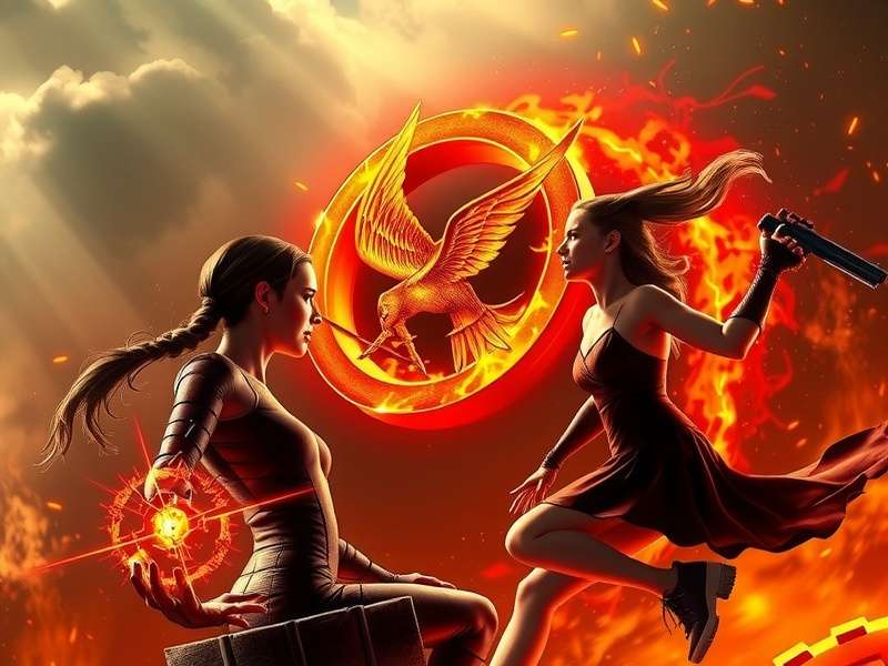 Panem arena concept art – The Hunger Games battleground where tributes fight for survival